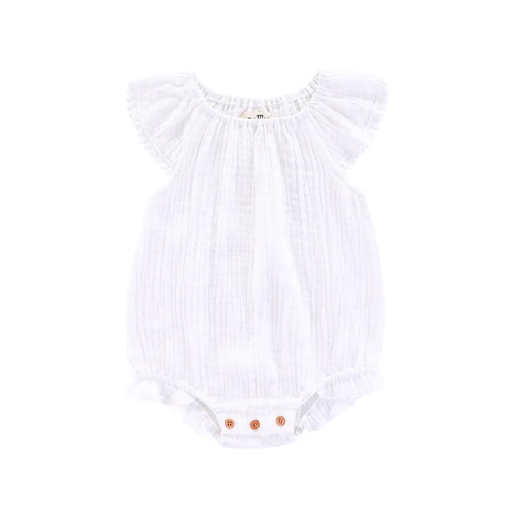 Isla 100% cotton romper: 0-6M, 6-12M, 1-2Y