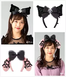 jirai kei Sanrio my melody / Kuromi harajuku headband hairband