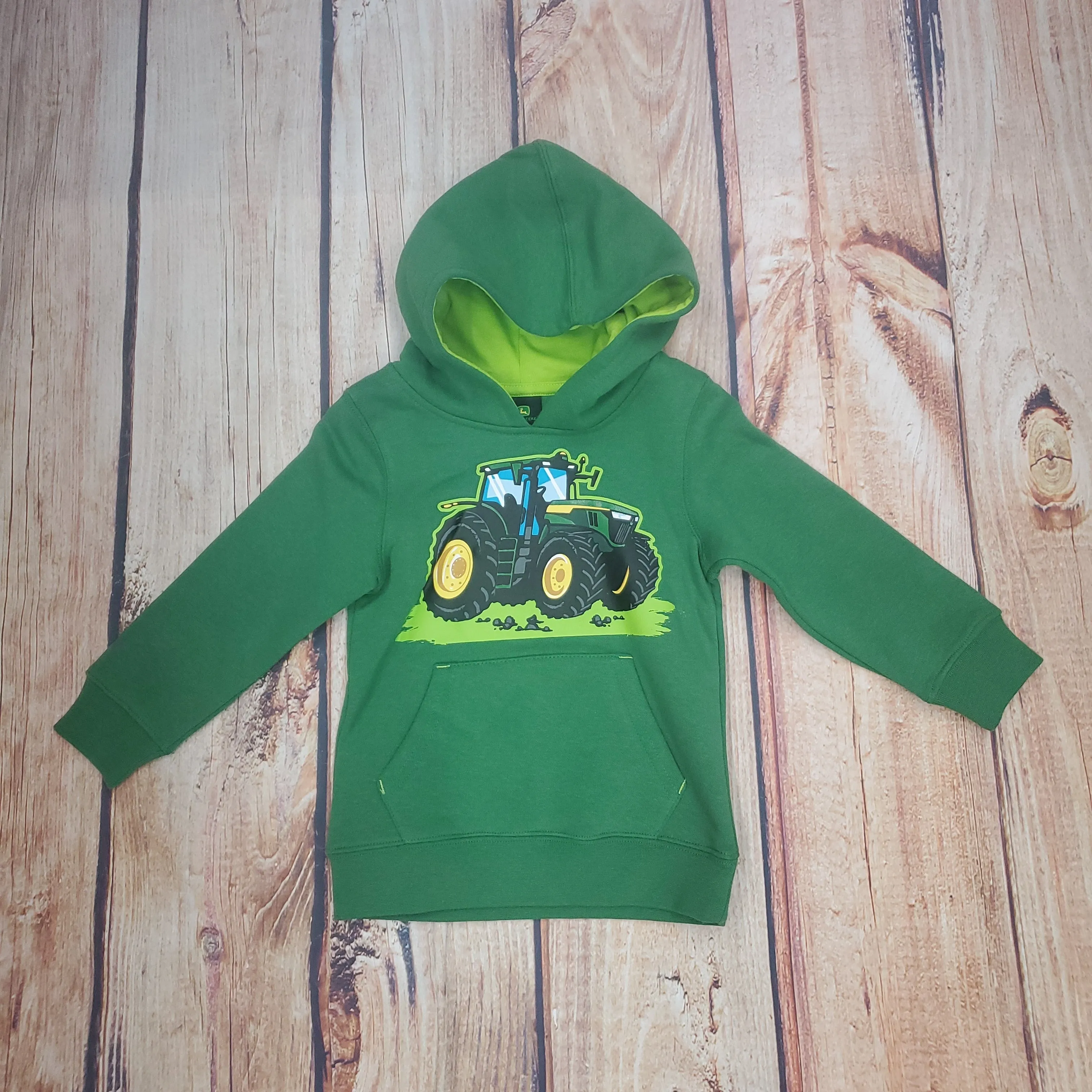 JOHN DEERE GREEN TRACTOR GRAPHIC HOODIE