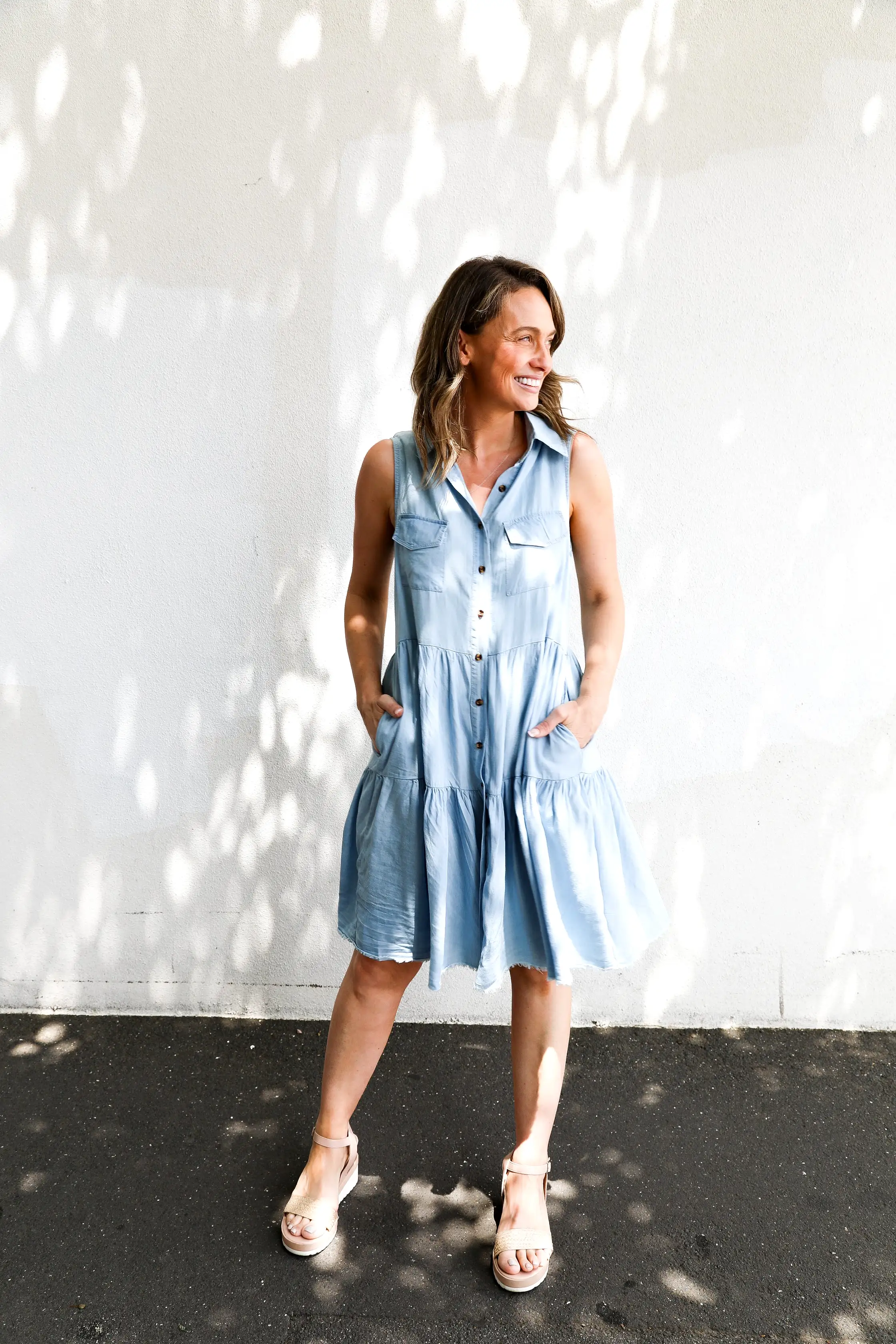 Juniper Chambray Dress