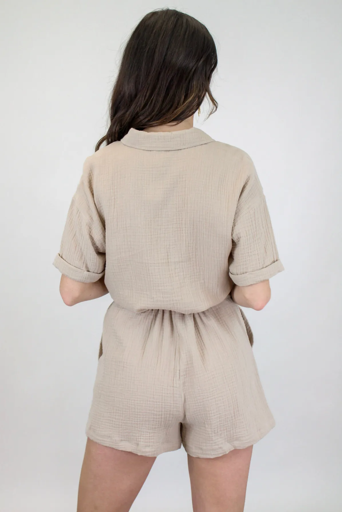 Lookout Gauze Romper by Z Supply