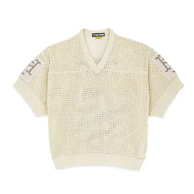 MESH FOOTBALL JERSEY BEIGE