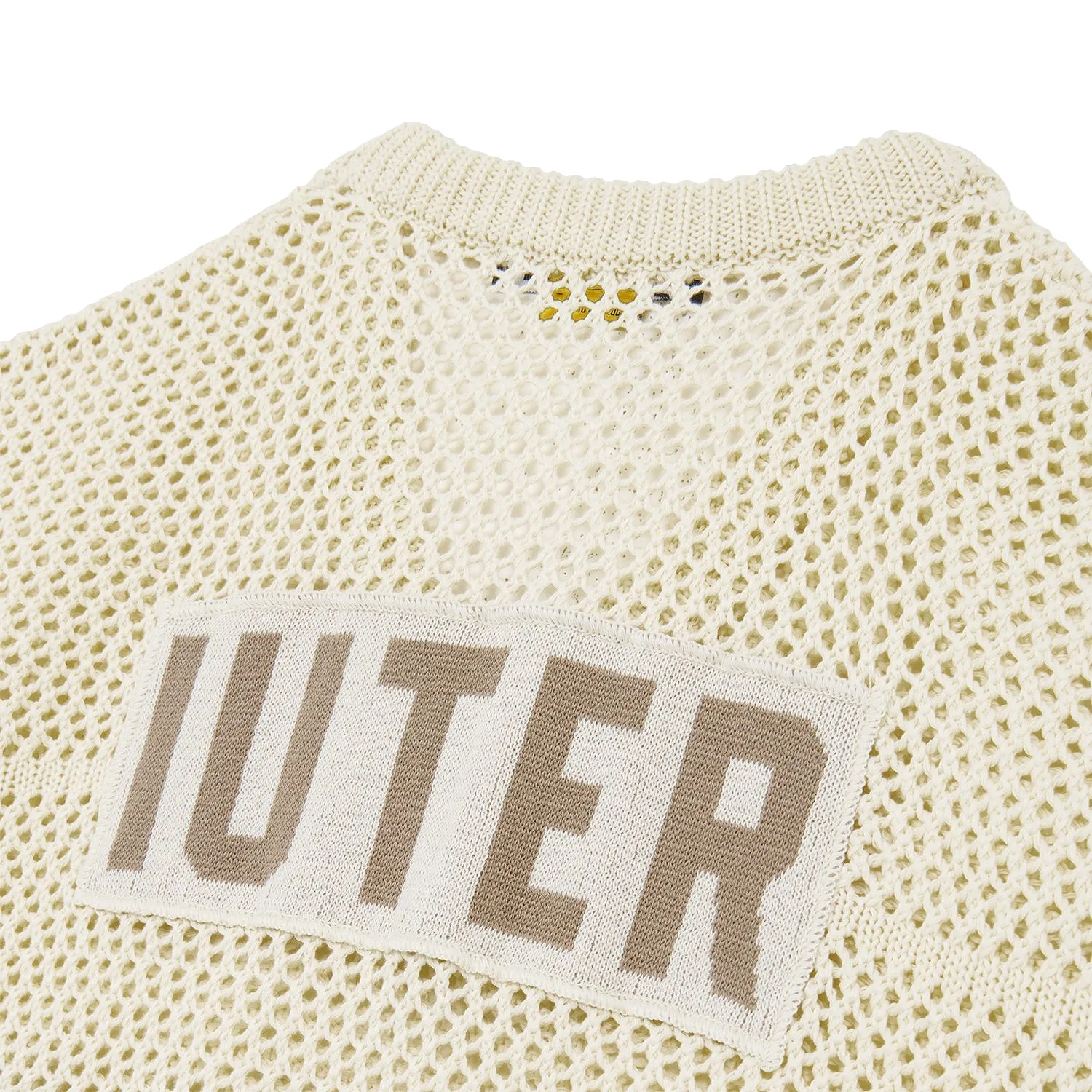 MESH FOOTBALL JERSEY BEIGE