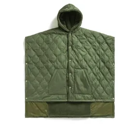 Military Rev Poncho - Olive / Olive