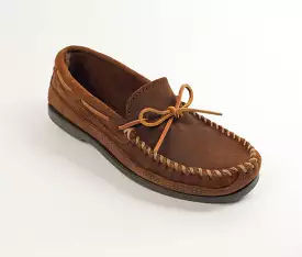 Minnetonka - DOUBLE BOTTOM HARDSOLE BROWN RUFF - 823