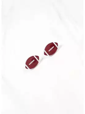 Montana Football Earring- BROWN