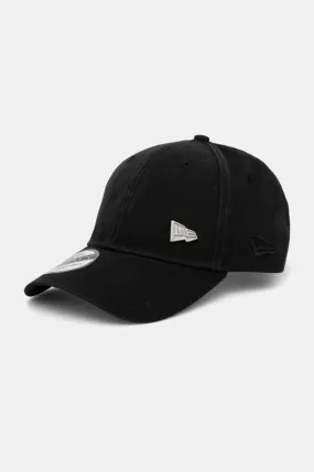 New Era cotton baseball cap PIN 9FORTY® black color smooth 60565479