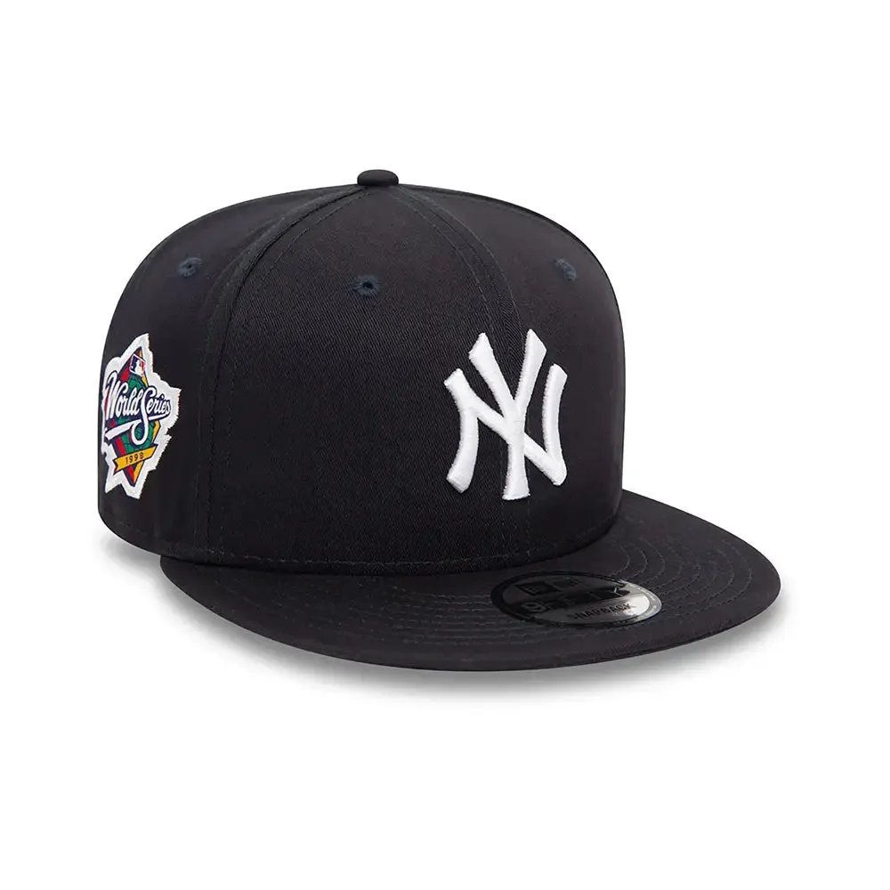 New York Yankees Mlb Team Colour Navy 9Fifty Snapback Cap