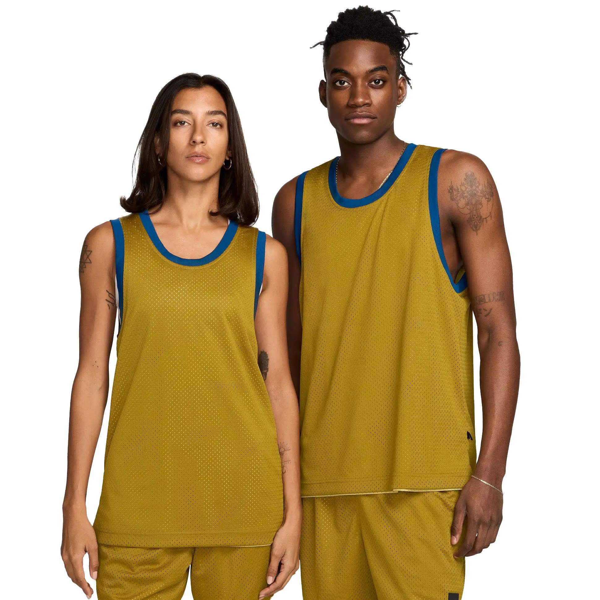 Nike SB Reversible Basketball Jersey Saturn Gold/Bronzine