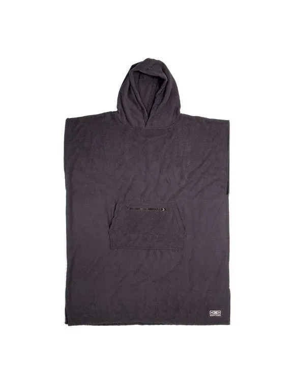 Ocean & Earth lightweight Hooded Poncho - Black