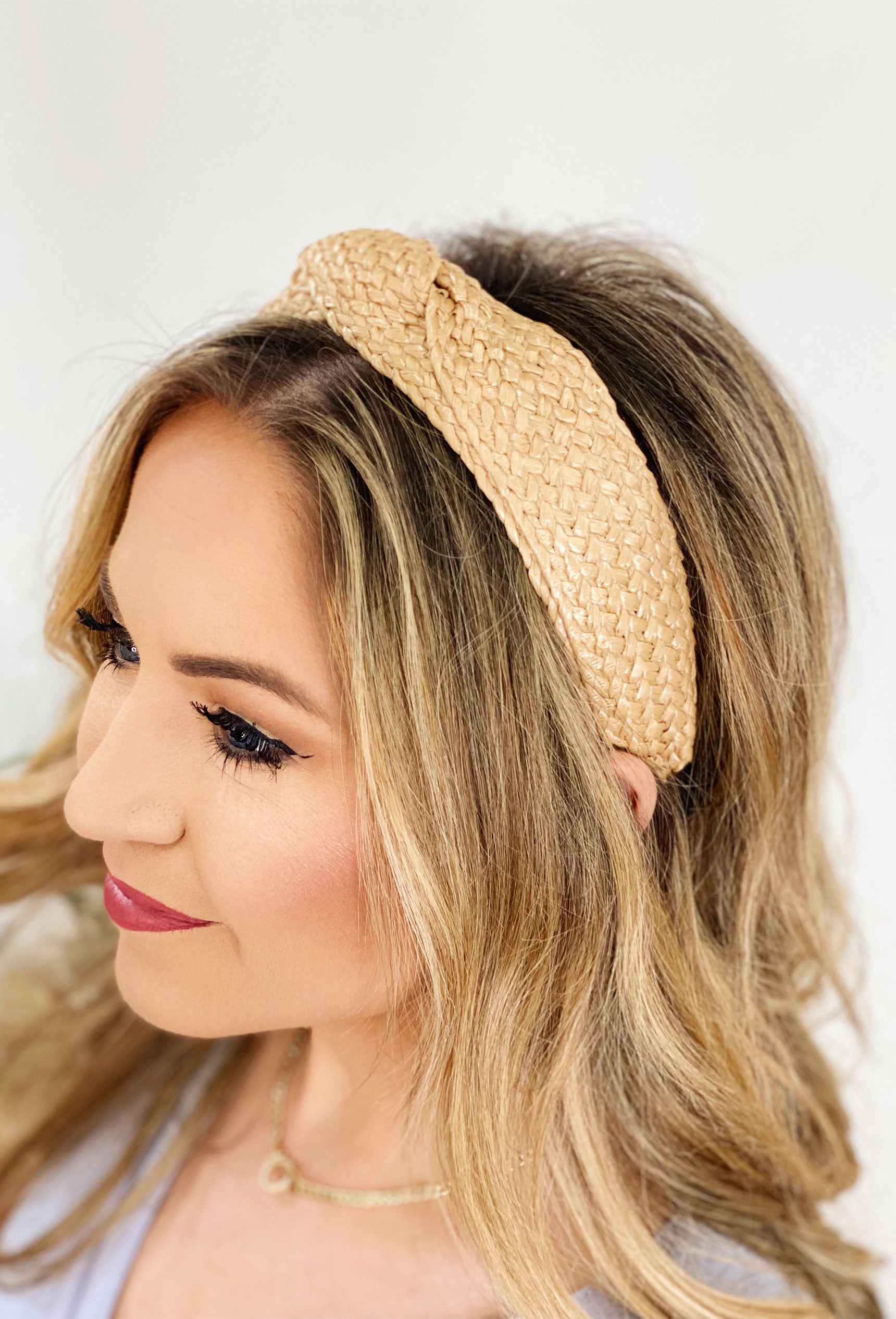 Oceans Away Raffia Headband