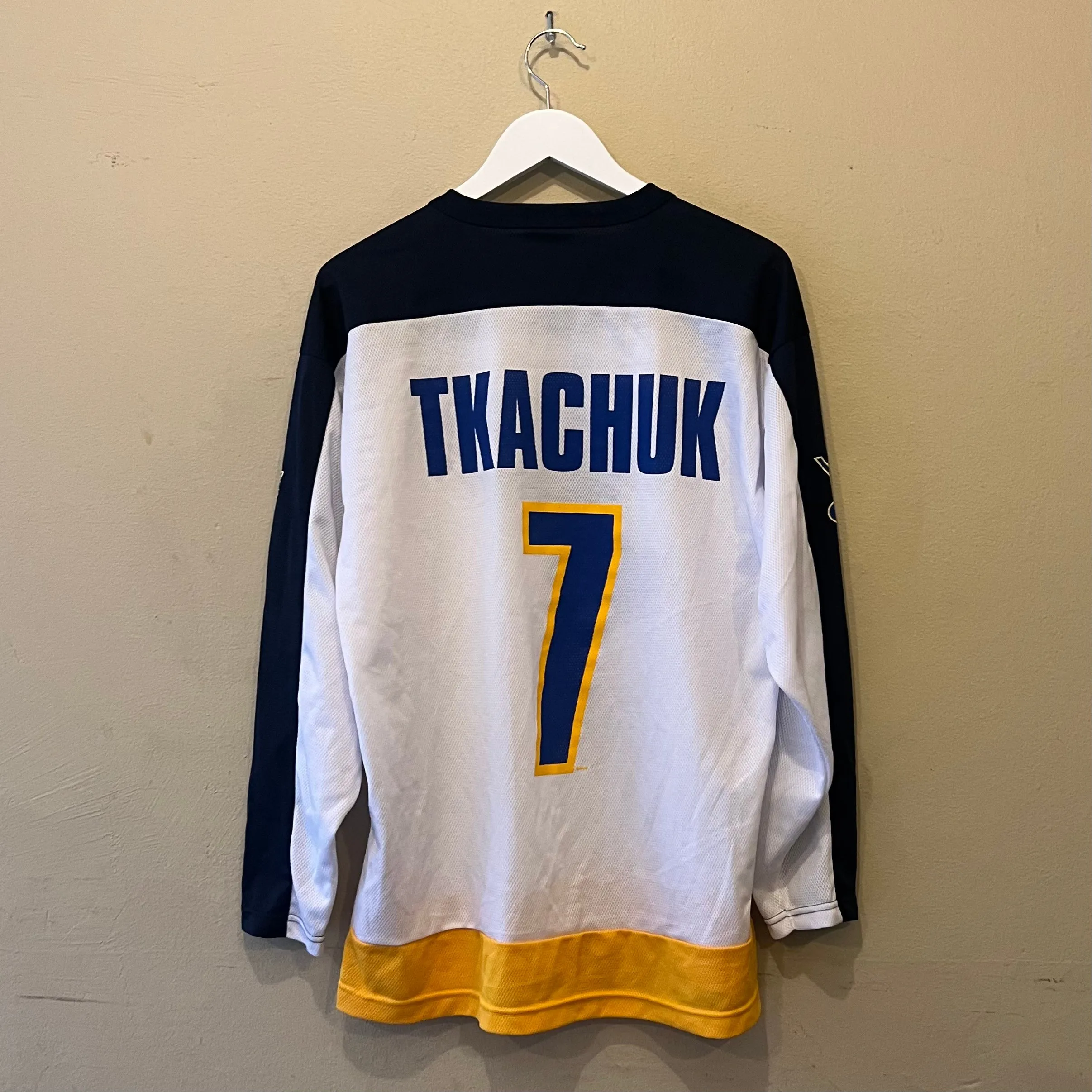 Off the Bench St Louis Blues Tkachuk #7 Hockey Jersey