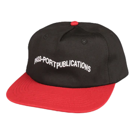 Pass Port Publish 5 Panel Cap Black/Red