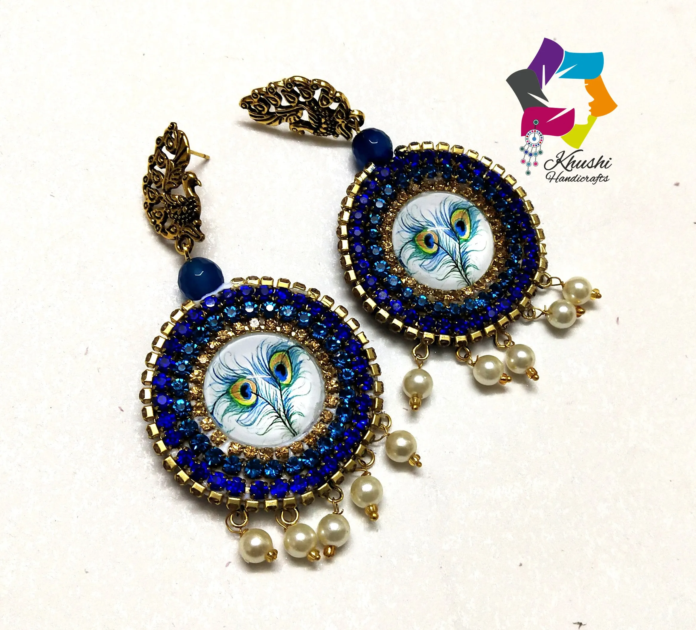 Peacock Earring Danglers