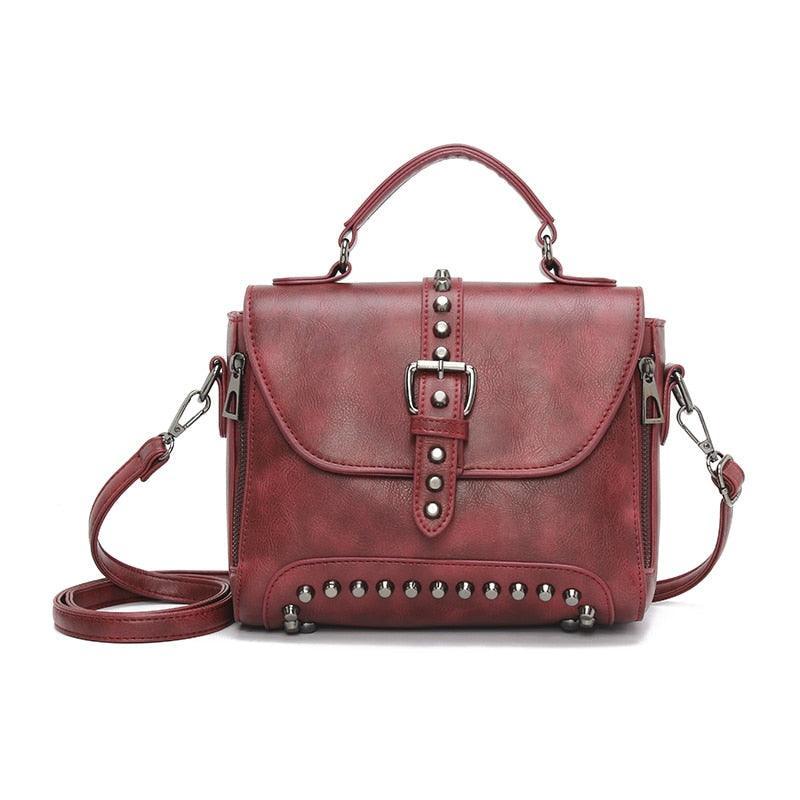 Pinned Leather Handbags