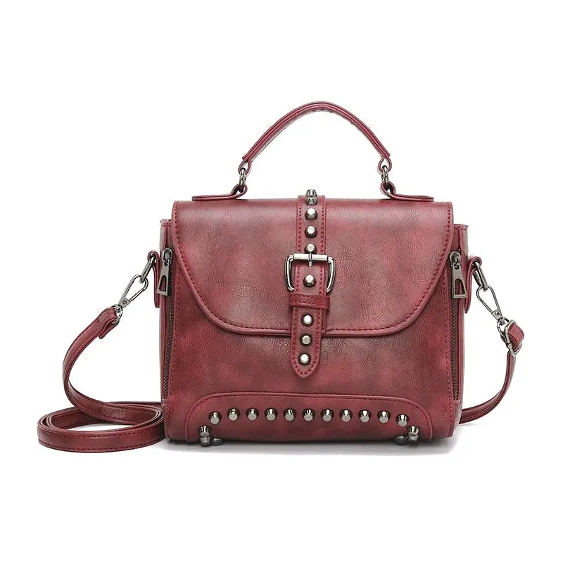 Pinned Leather Handbags