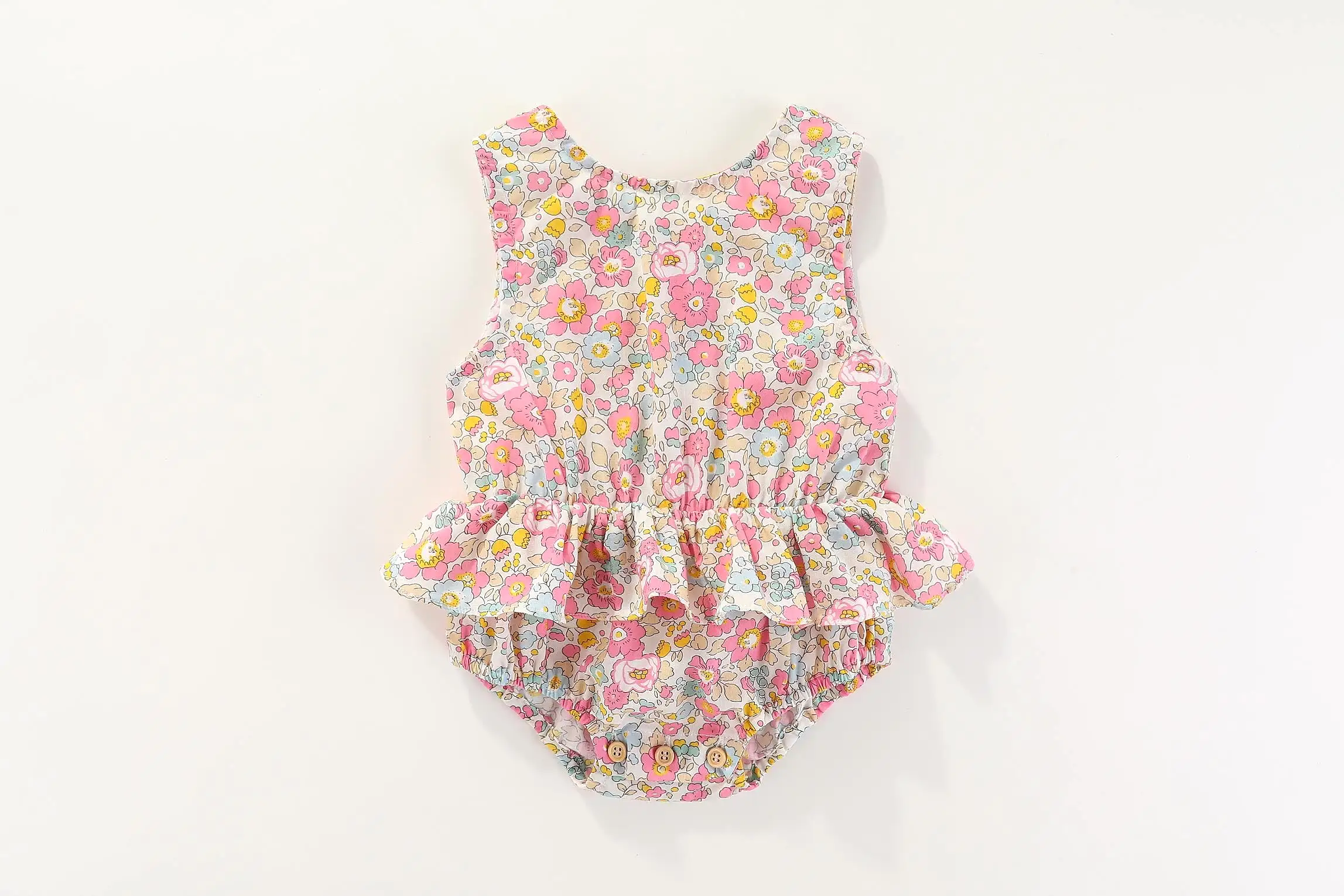 Pontine summer romper: 0-3M, 3-6M, 6-12M, 1-2Y