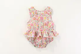 Pontine summer romper: 0-3M, 3-6M, 6-12M, 1-2Y