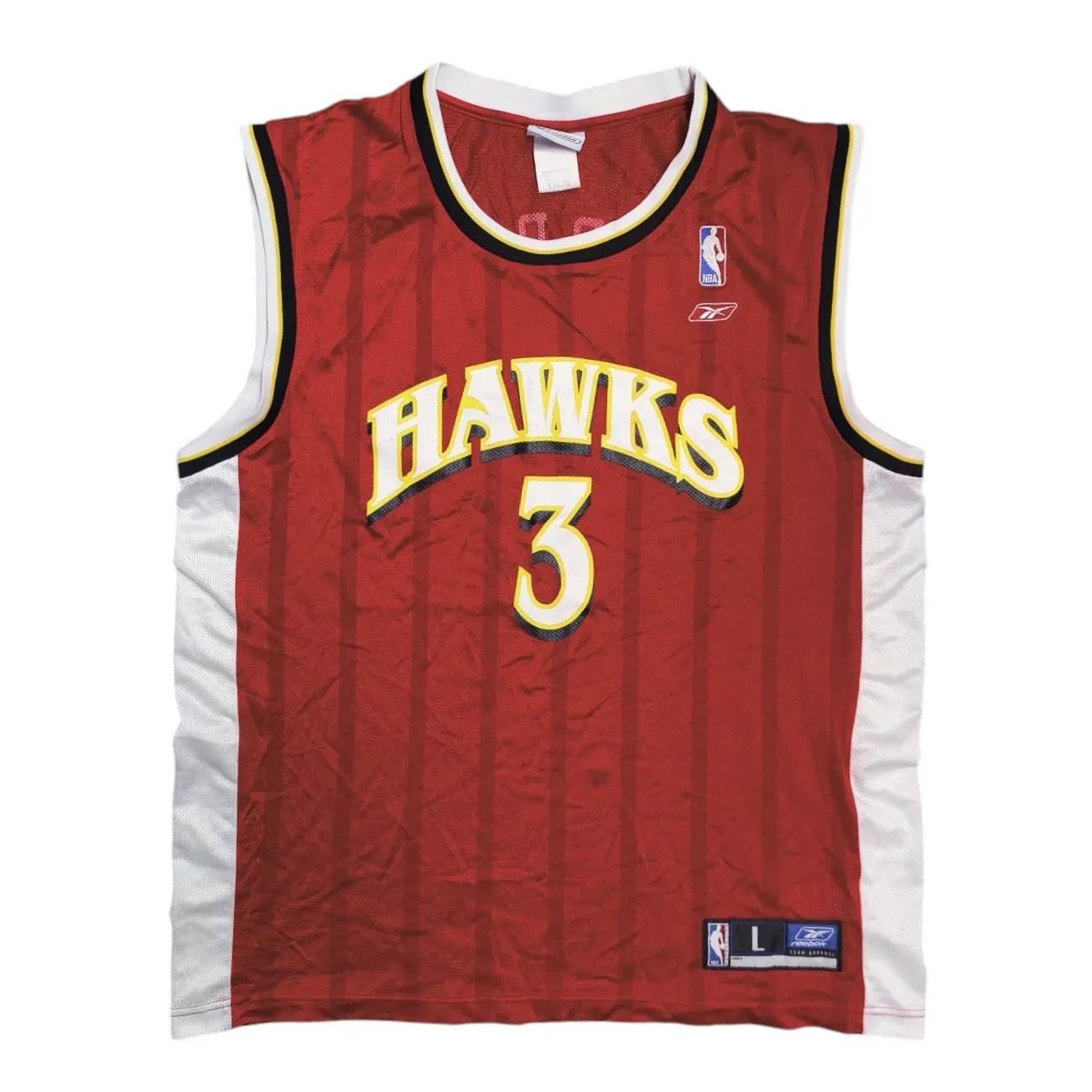 Reebok Atlanta Hawks Abdur-Rahim #3 Basketball Jersey