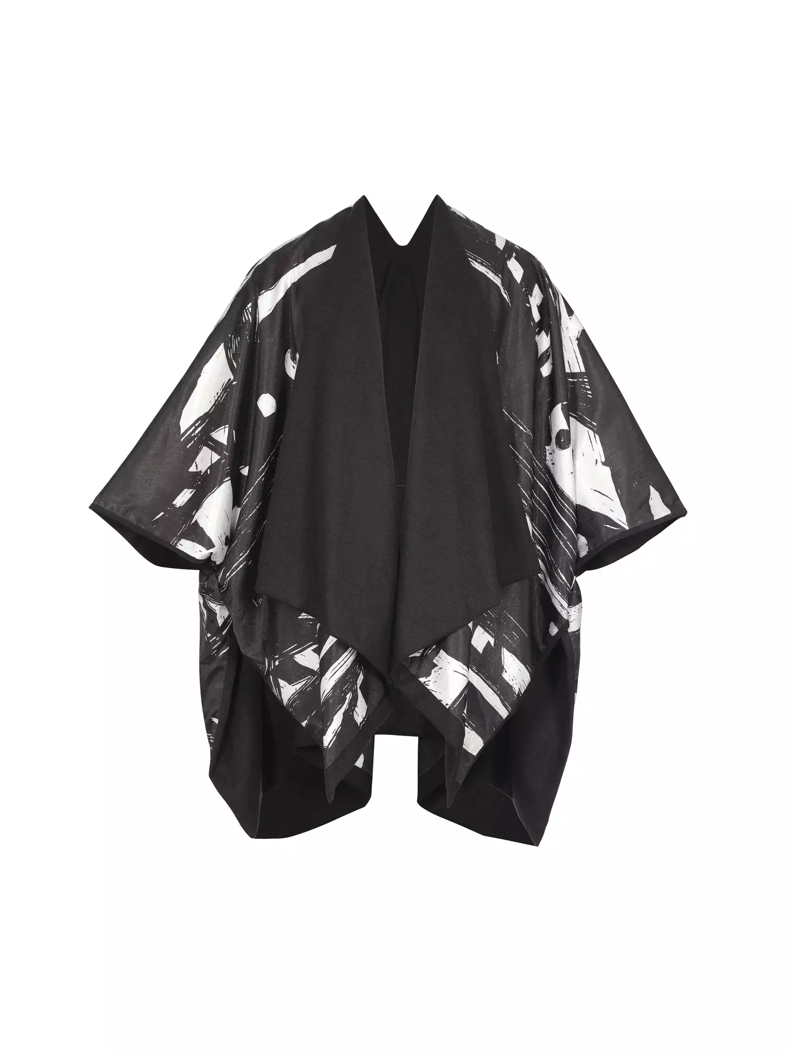 Reversible Amy Ben Poncho - Suto Black