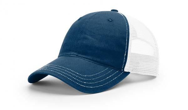 Richardson 111 Garment Washed, Mesh Back Snap Back  Cap