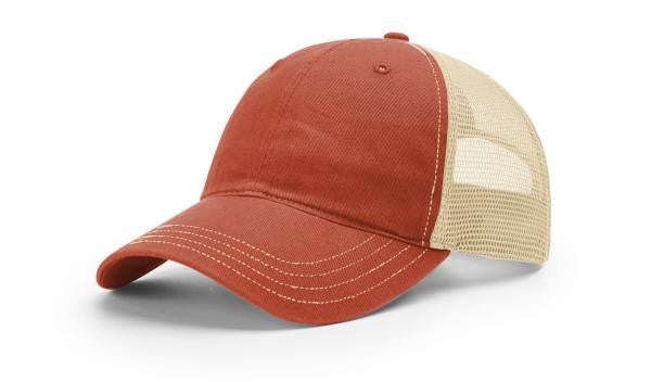 Richardson 111 Garment Washed, Mesh Back Snap Back  Cap