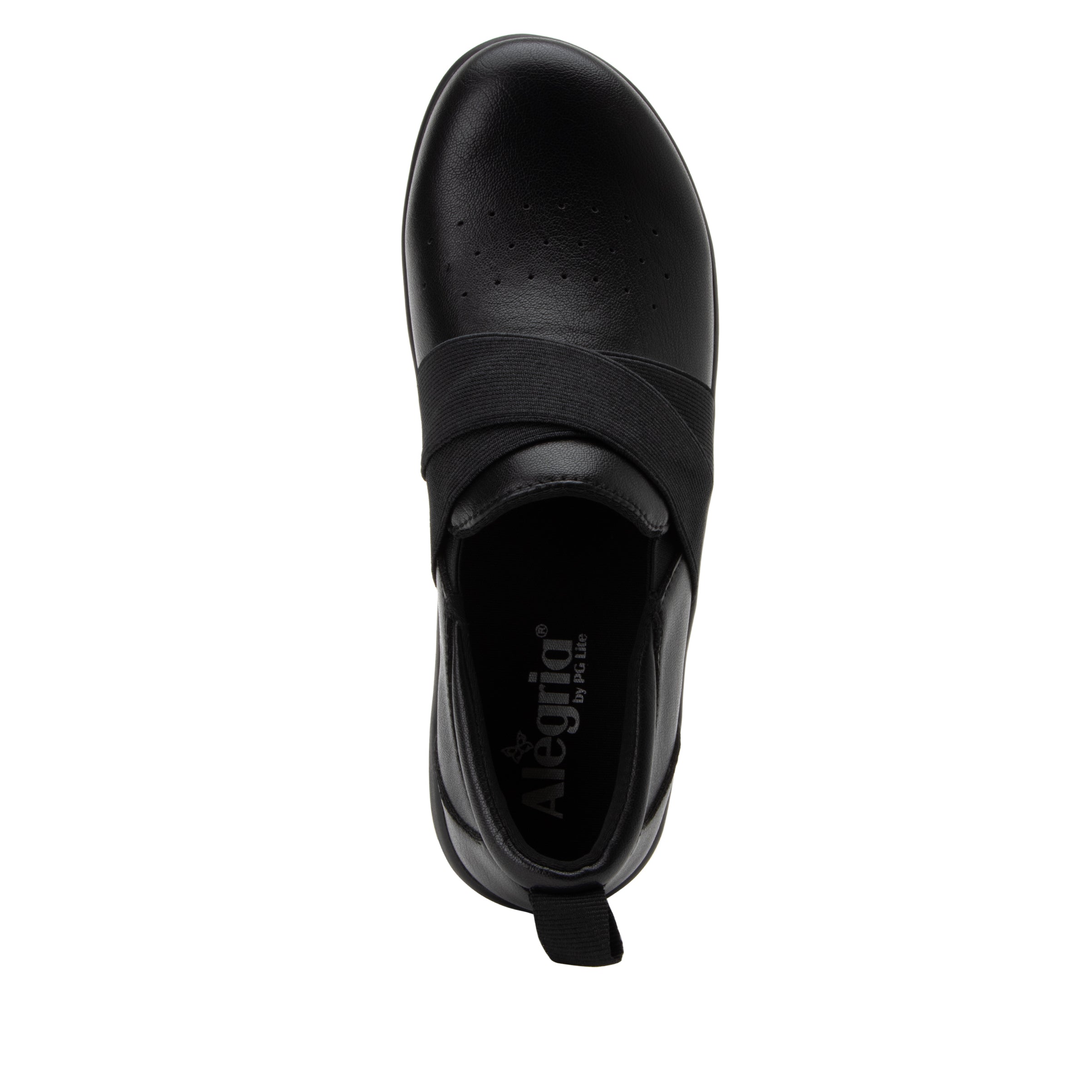 Savvie Black Smooth Professional Shoe