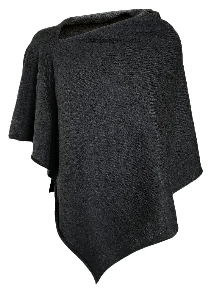 Sibin Linnebjerg Paris Poncho - Antrazit