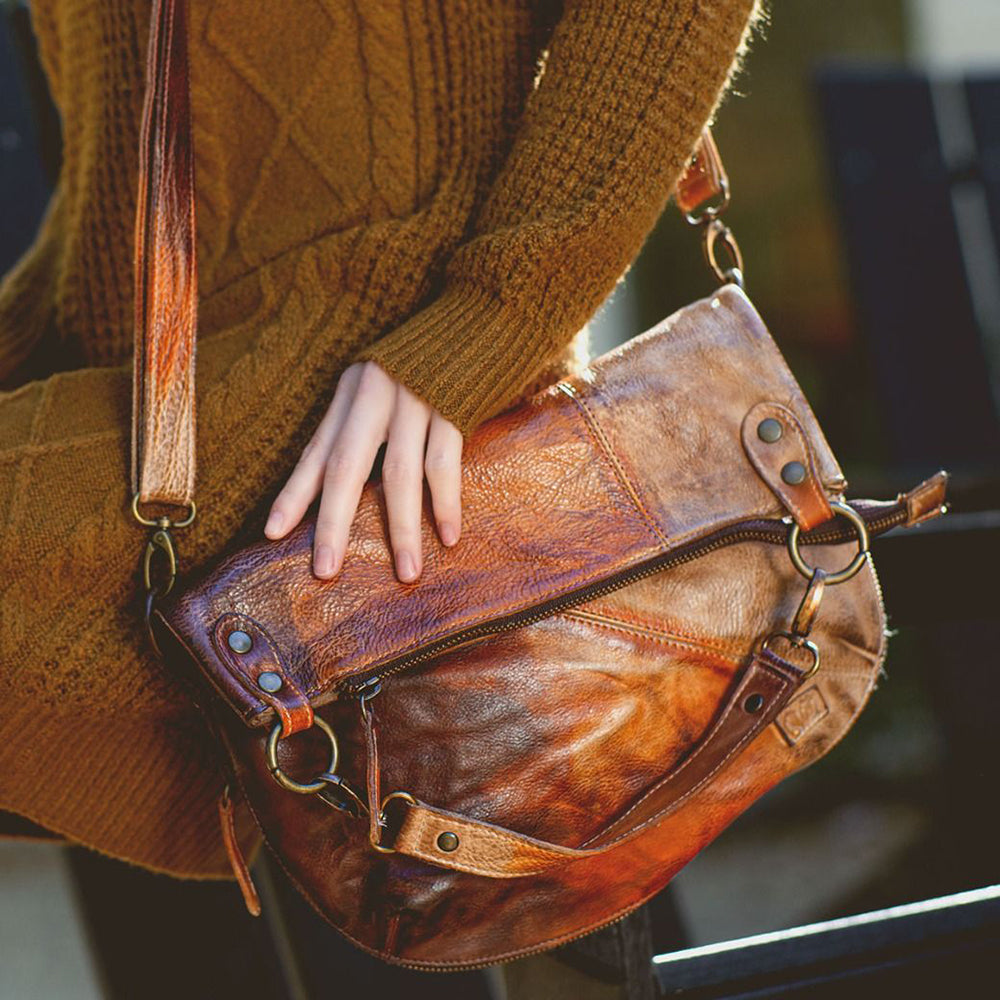 Tahiti Leather Crossbody Bag