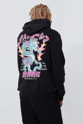 Tall Dragon Graphic Hoodie