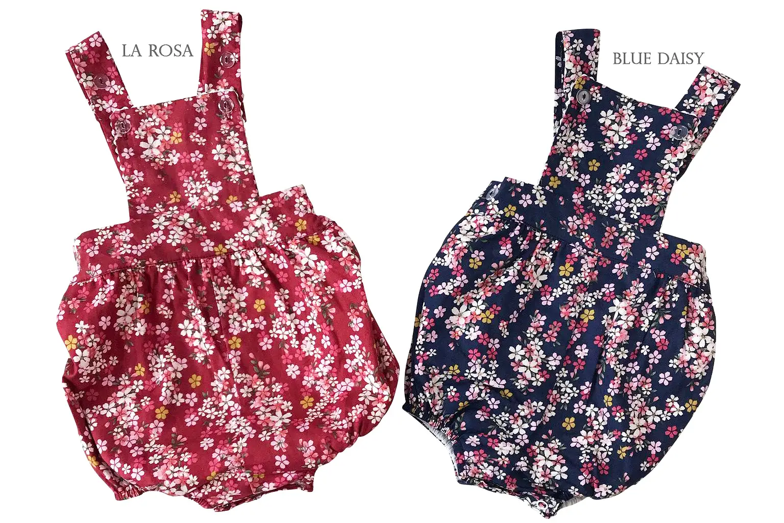 Valencia Floral Romper: 0-6M, 6-12M