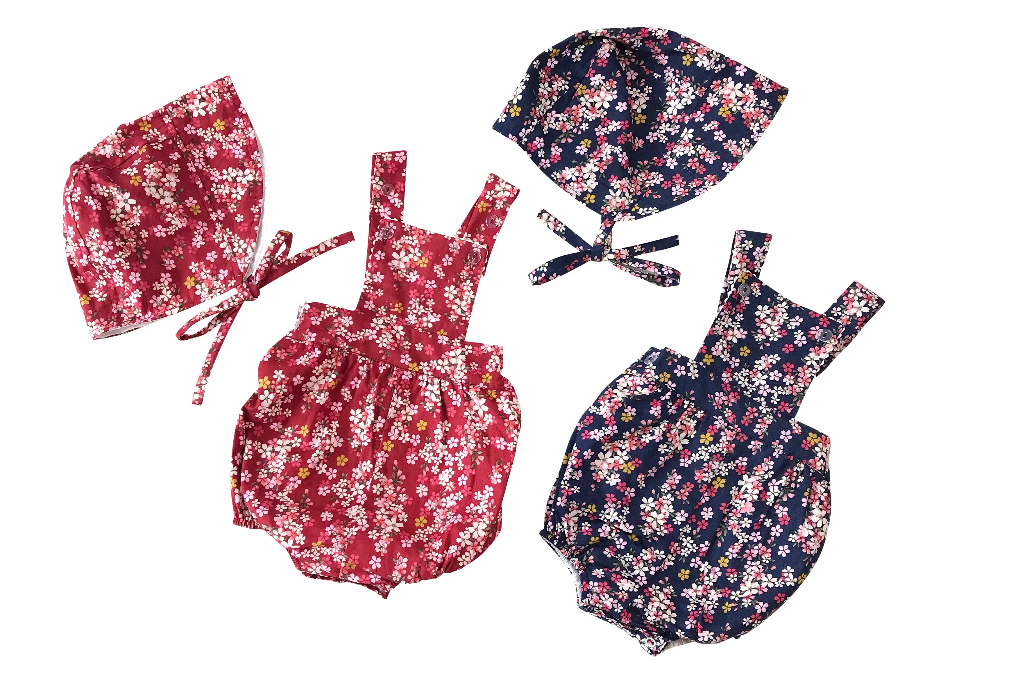 Valencia Floral Romper: 0-6M, 6-12M