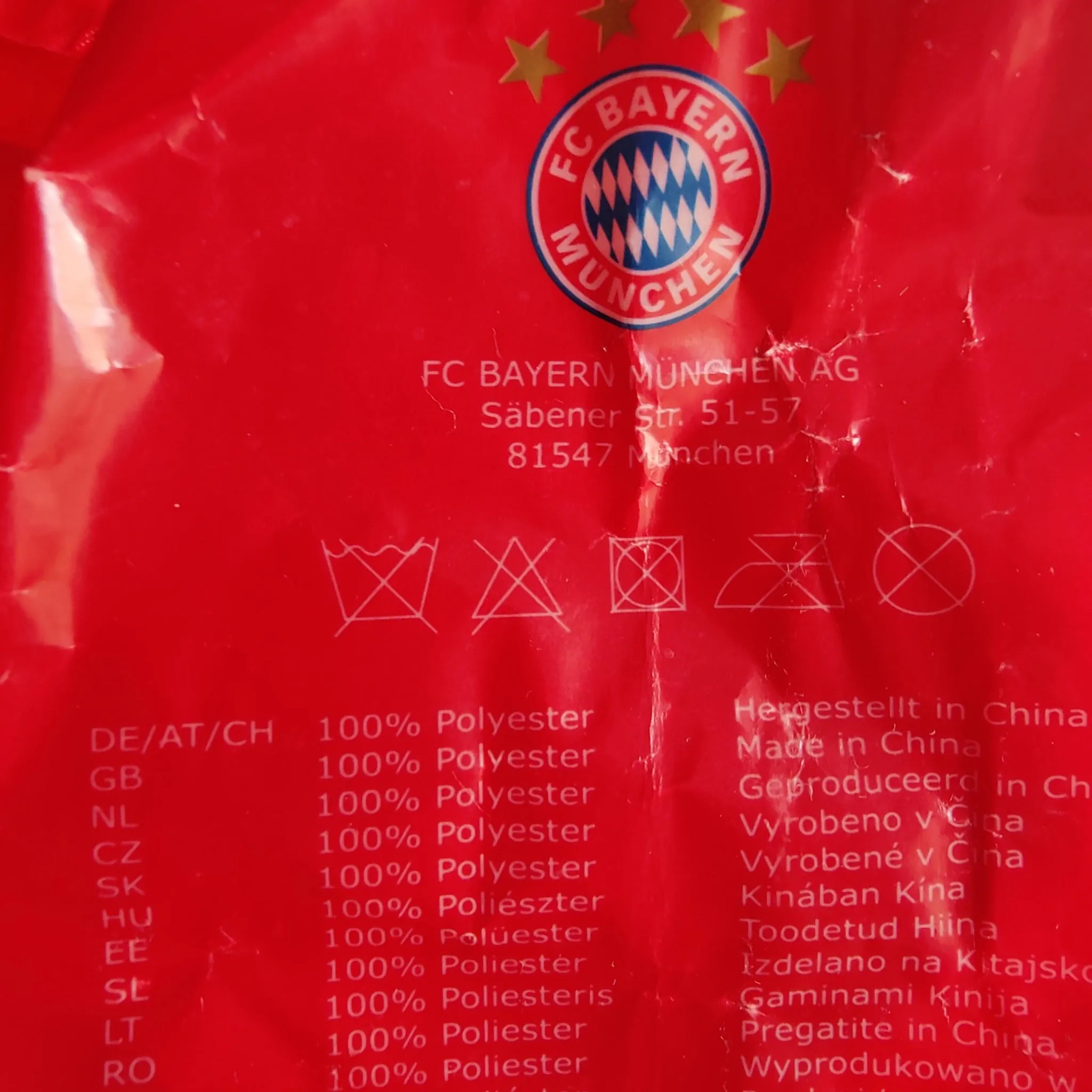 Vintage Bayern Munchen rain poncho