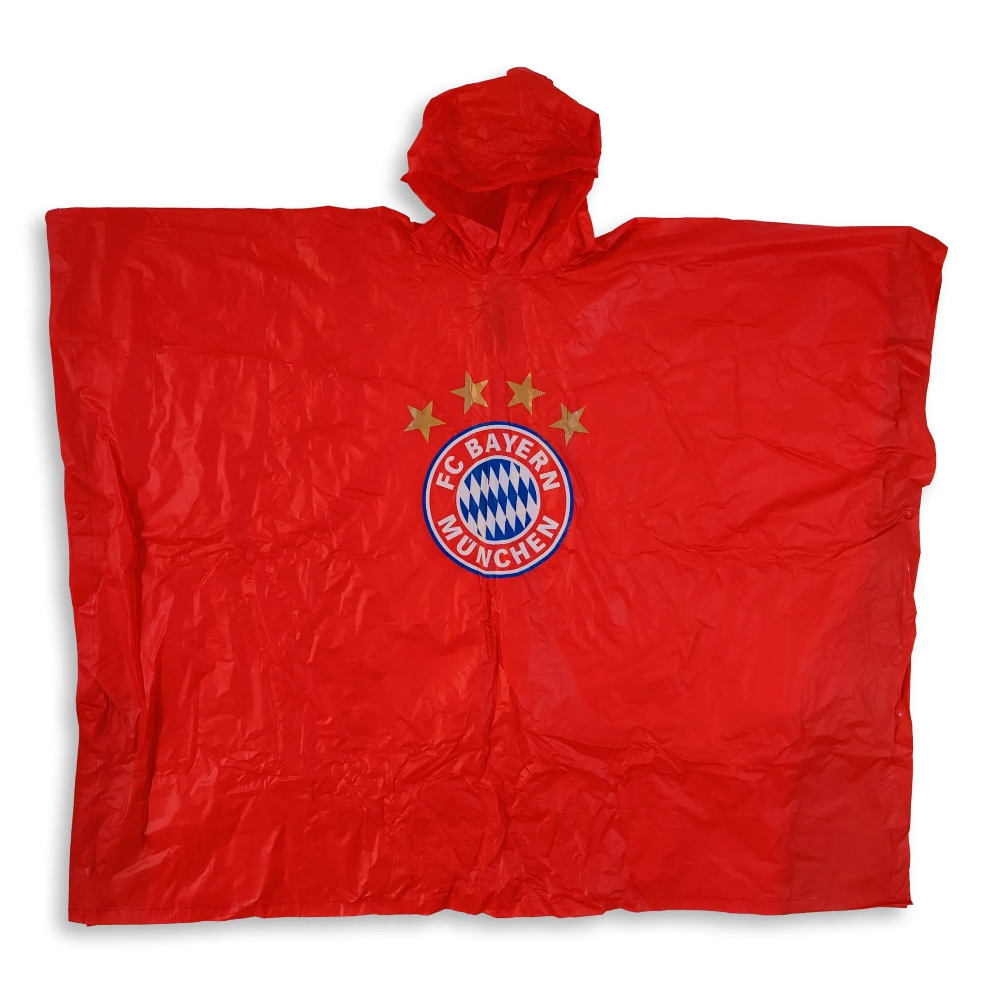 Vintage red Bayern Munchen rain poncho