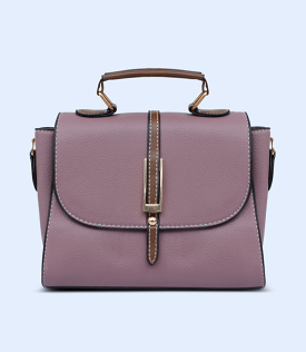 WB2755-PURPLE-Women Boxy Bag