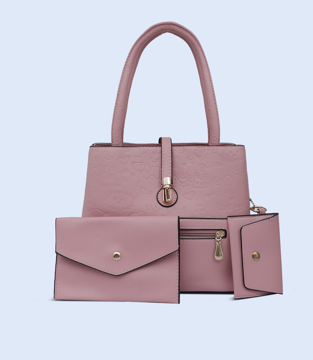 WB2773-PINK-Women Shoulder Bag