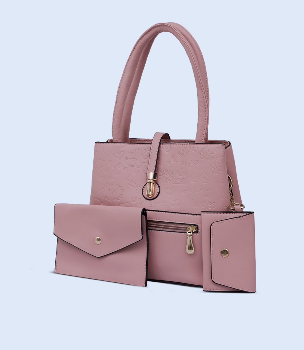 WB2773-PINK-Women Shoulder Bag