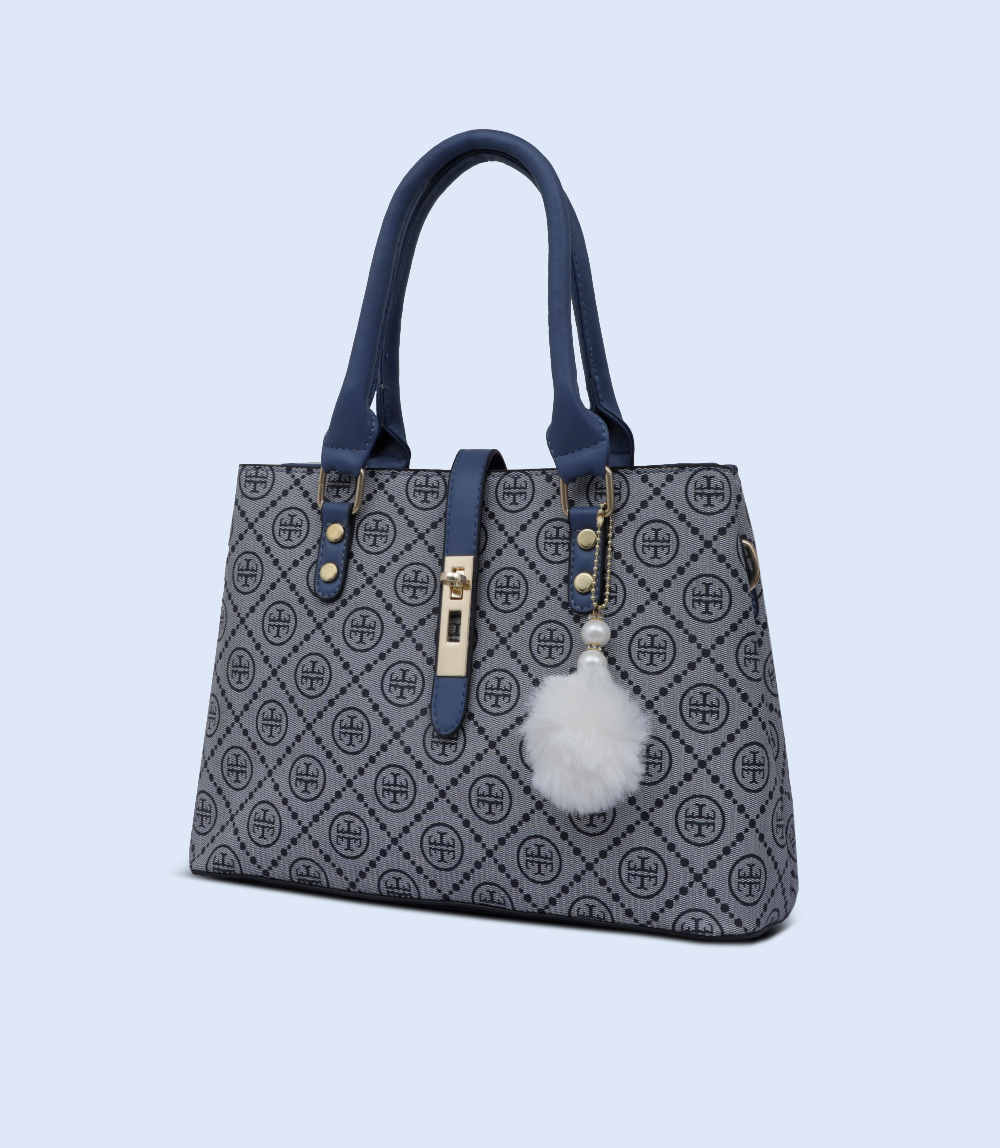 WB2780-Blue-Women Boxy Bag