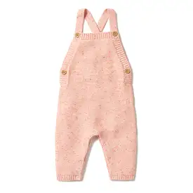 Wilson & Frenchy Knitted Overall - Silver Peony Fleck