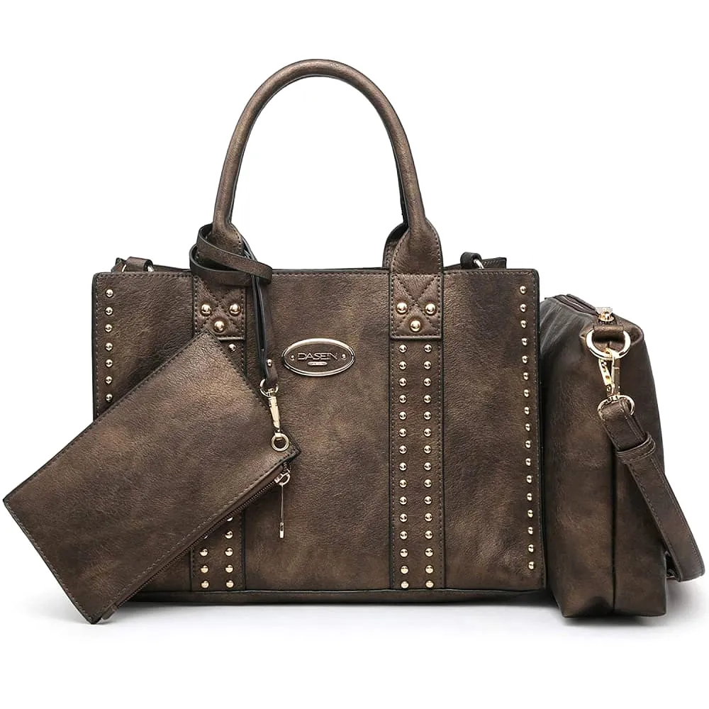 Women Vegan Leather Handbags Fashion Satchel