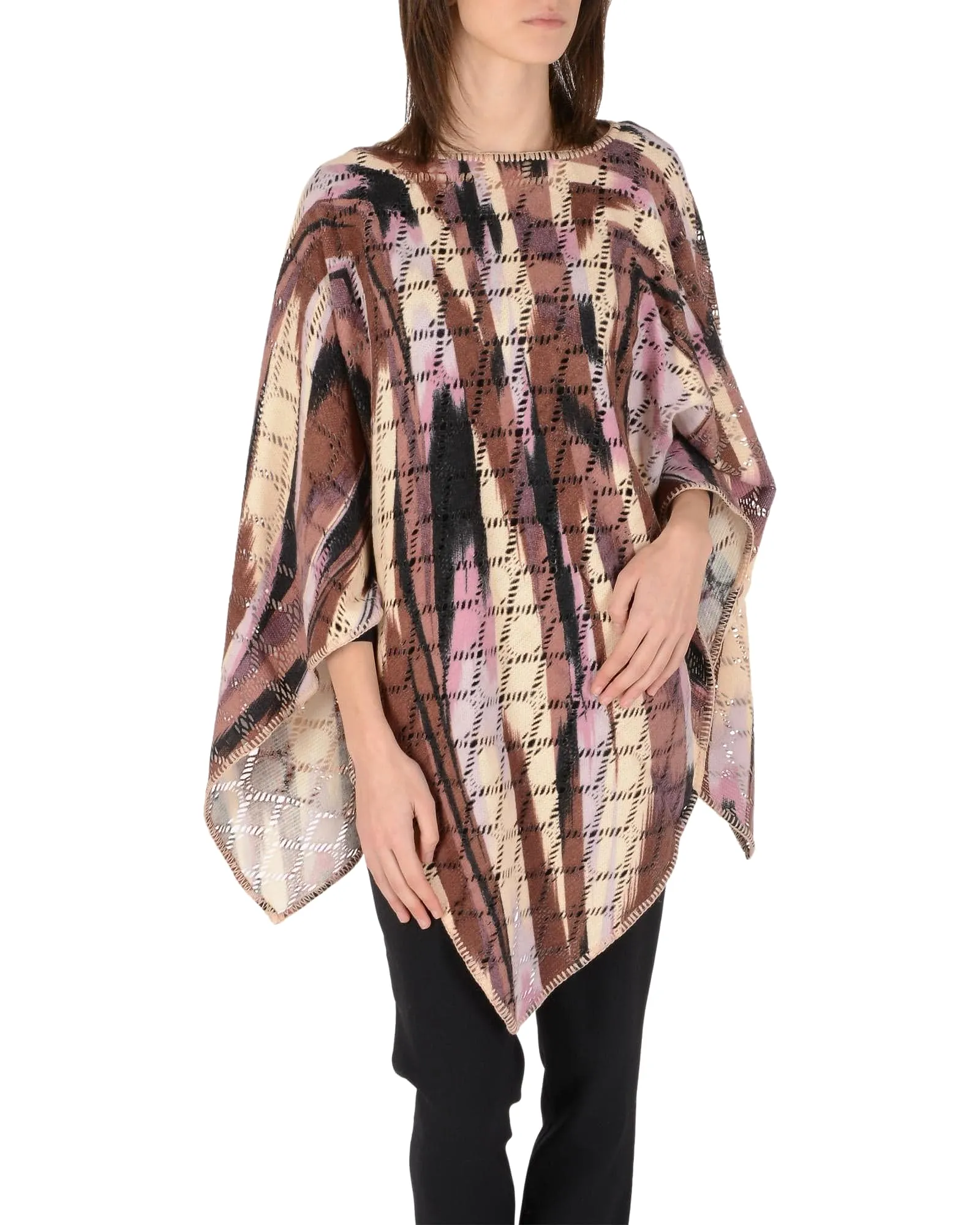 Wool Poncho - One Size