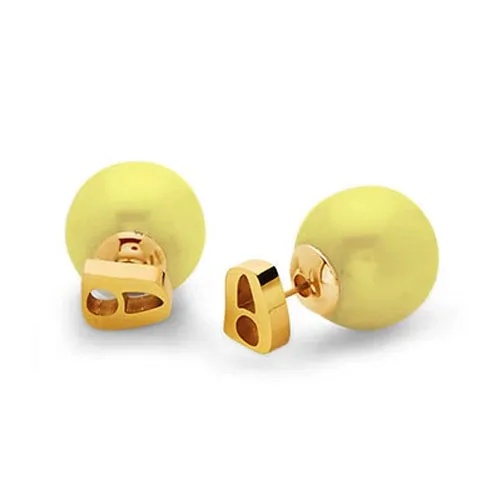 Yellow Luna Earring